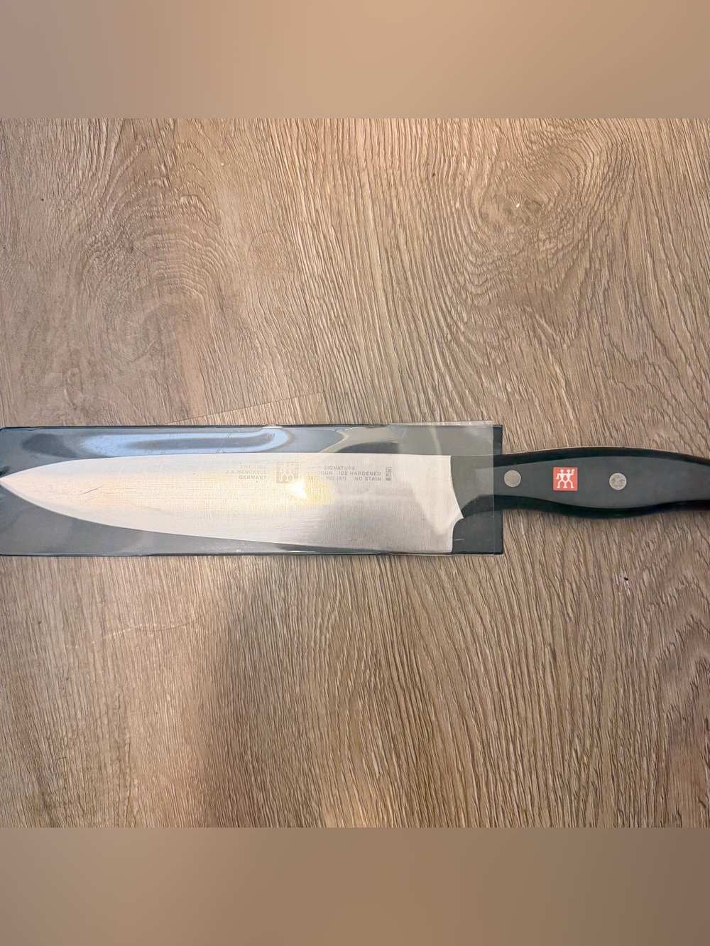 ZWILLING Twin Signature 7-inch Hollow Edge All-Purpose Santoku Knife German Made
